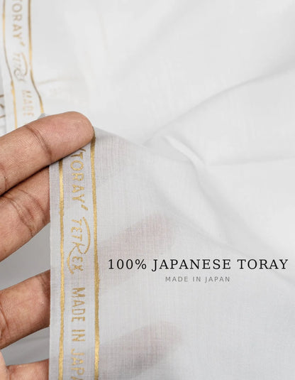 100% Japanese Toray fabric — woven and made in Japan