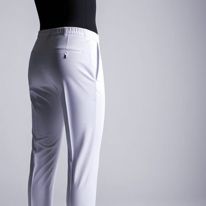 white trouser for thobe side view